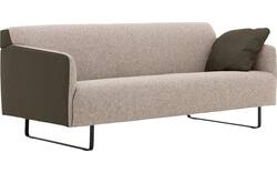 Goossens excellent zitbank montreal groen leer - 8210344-02