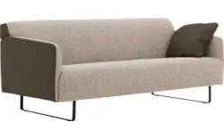Goossens excellent zitbank montreal groen leer - 8210344-02