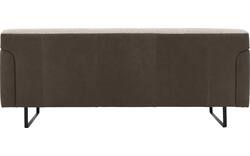 Goossens excellent zitbank montreal grijs leer - 8210345-02