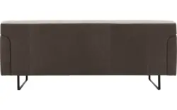 Goossens excellent zitbank montreal grijs leer - 8210345-02