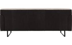 Goossens excellent zitbank montreal grijs leer - 8210346-02