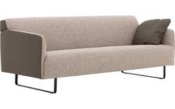 Goossens excellent zitbank montreal grijs leer - 8210349-02