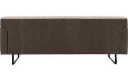 Goossens excellent zitbank montreal grijs leer - 8210349-02