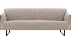 Goossens excellent zitbank montreal grijs leer - 8210350-02
