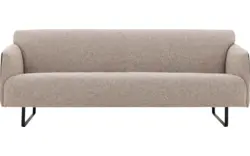 Goossens excellent zitbank montreal grijs leer - 8210350-02