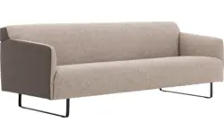 Goossens excellent zitbank montreal grijs leer - 8210353-02