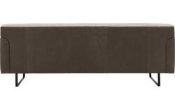Goossens excellent zitbank montreal grijs leer - 8210353-02