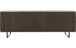 Goossens excellent zitbank montreal grijs leer - 8210353-02