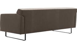Goossens excellent zitbank montreal grijs leer - 8210353-02