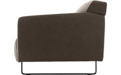Goossens excellent zitbank montreal grijs leer - 8210353-02