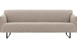 Goossens excellent zitbank montreal grijs leer - 8210354-02
