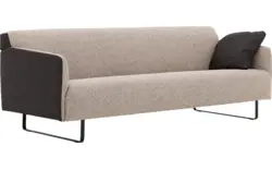 Goossens excellent zitbank montreal grijs leer - 8210354-02