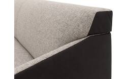Goossens excellent zitbank montreal grijs leer - 8210354-02