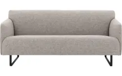 Goossens excellent zitbank montreal grijs stof - 8210372-02