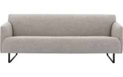 Goossens excellent zitbank montreal grijs stof - 8210380-02