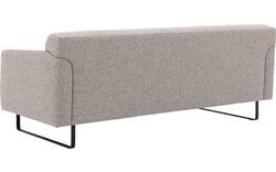 Goossens excellent zitbank montreal grijs stof - 8210380-02