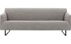 Goossens excellent zitbank montreal grijs stof - 8210381-02