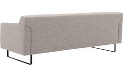 Goossens excellent zitbank montreal grijs stof - 8210384-02
