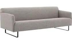 Goossens excellent zitbank montreal grijs stof - 8210385-02
