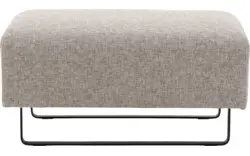 Goossens hocker montreal grijs stof - 8210388-02