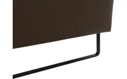 Goossens hocker montreal grijs leer - 8210393-02
