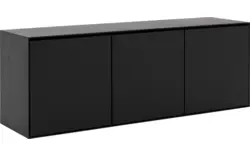 Goossens excellent dressoir vic zwart eiken - 8210396-01
