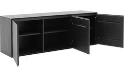 Goossens excellent dressoir vic zwart eiken - 8210396-01