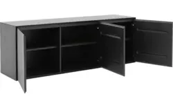 Goossens excellent dressoir vic zwart eiken - 8210396-01