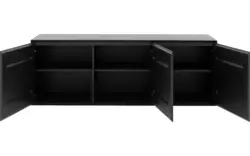 Goossens excellent dressoir vic zwart eiken - 8210396-01