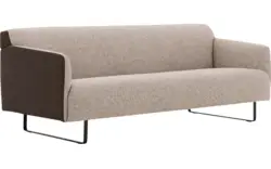 Goossens excellent zitbank montreal bruin leer - 8210401-02