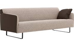 Goossens excellent zitbank montreal bruin leer - 8210402-09