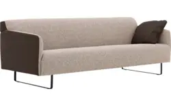 Goossens excellent zitbank montreal bruin leer - 8210402-09