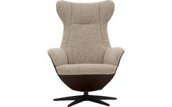 Goossens excellent relaxstoel avec bruin leer - 8210411-02