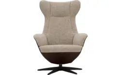 Goossens excellent relaxstoel avec bruin leer - 8210411-02