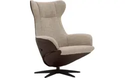 Goossens excellent relaxstoel avec bruin leer - 8210411-02