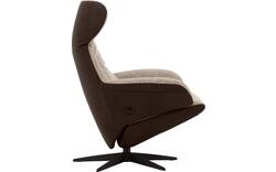 Goossens excellent relaxstoel avec bruin leer - 8210411-02