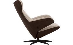 Goossens excellent relaxstoel avec bruin leer - 8210411-05