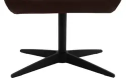 Goossens hocker avec bruin leer - 8210420-01