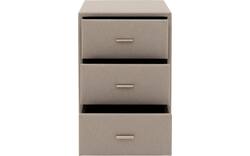 Goossens excellent nachtkastje briljant elite bruin stof - 8210449-02