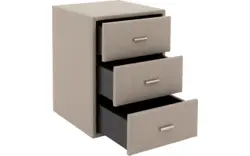 Goossens excellent nachtkastje briljant elite bruin stof - 8210449-02