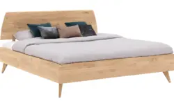 Goossens bedframe cosima wit eiken - 8210476-03