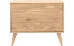 Goossens ladekast cosima wit eiken - 8210482-02