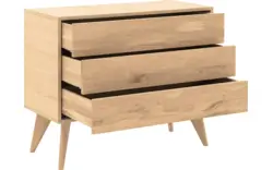 Goossens ladekast cosima wit eiken - 8210482-02