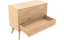 Goossens ladekast cosima wit eiken - 8210482-02