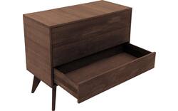 Goossens ladekast cosima donker bruin eiken - 8210484-02