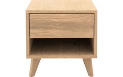 Goossens nachtkastje cosima wit eiken - 8210488-02