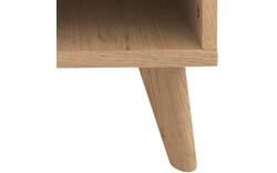 Goossens nachtkastje cosima wit eiken - 8210488-02