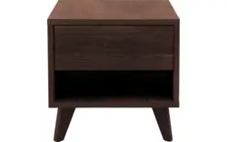 Goossens nachtkastje cosima donker bruin eiken - 8210490-02