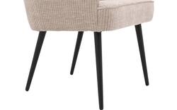 Goossens eetkamerstoel rob beige stof - 8210499-02