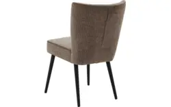 Goossens eetkamerstoel rob bruin stof - 8210507-02